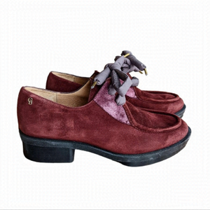 GADEA By Lodi new gel burgundy suede mocassins loafers size 39 @S7